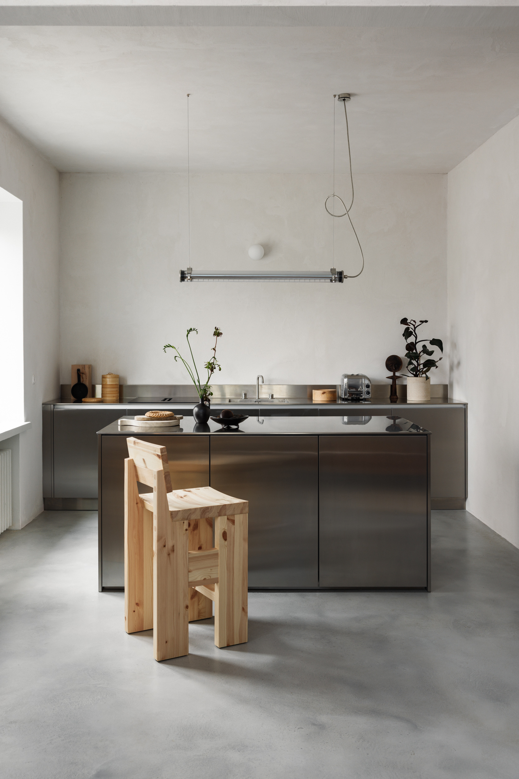 Blau Interior täysteräs keittiö terästasolla